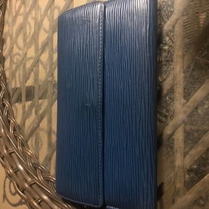 Louis Vuitton Toledo Blue Wallet
